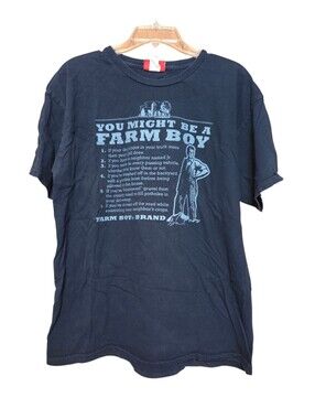 Farm Boy blue t-shirt